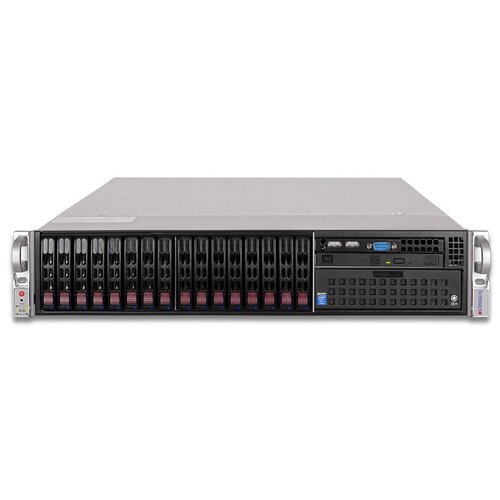 Сервер Supermicro SuperServer 2029P-C1RT 2 x /без накопителей/количество отсеков 2.5 hot swap: 16/2 x 1200 Вт/LAN 10 Гбит/c