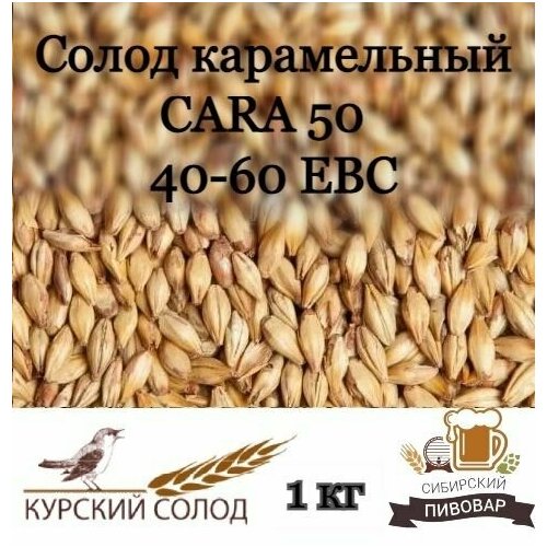 Cолод для пивоварения Курский карамельный Cara 50 EBC 1 кг