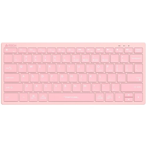 Клавиатура A4Tech Fstyler FBX51C розовый USB беспроводная BTRadio slim Multimedia FBX51C PINK 371900₽