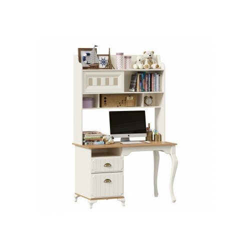 Стол письменный Любимый дом с надстройкой Вилладжио АлебастрДуб золотой 70197₽