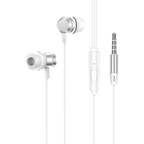 Гарнитура внутриканальная Borofone BM62 Prosperity Moonlight Silver 40000₽