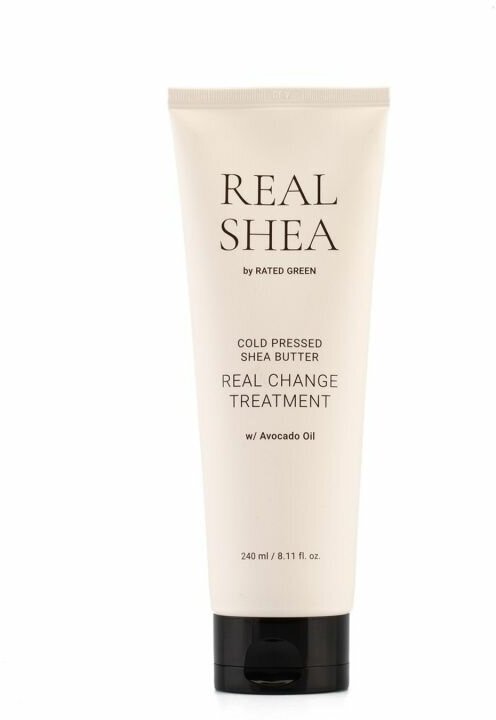 Питательная маска для волос с маслом ши Cold Pressed Shea Butter Real Change Treatment Rated Green, 240мл (3122)