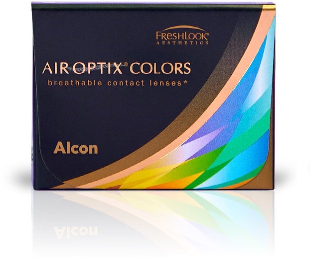 Линзы контактные цветные Alcon/Алкон air optix colors (8.6/-3,25) Turquoise 2шт Алкон Лабораториз Инк US - фото №16