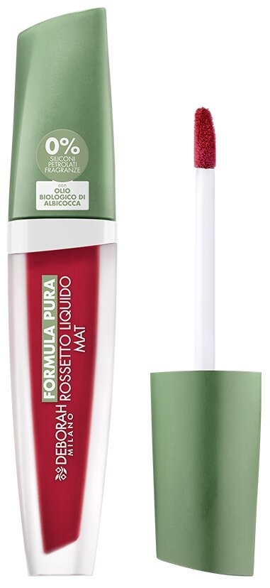 DEBORAH жидкая помада для губ матовая Formula Pura Rossetto Liquido Mat, оттенок 07 Red