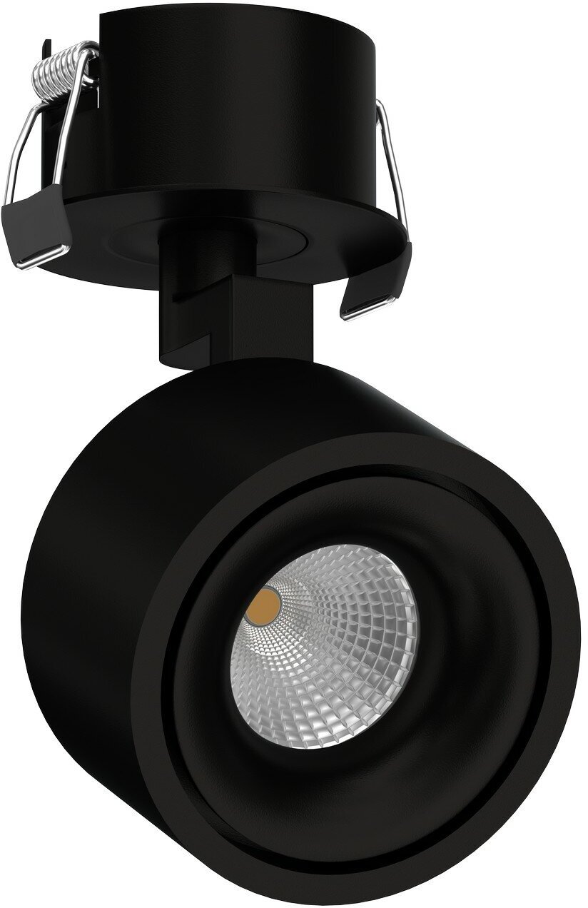 Встраиваемый поворотный светильник SAGITONY R BASIC S75 Black — фото 1