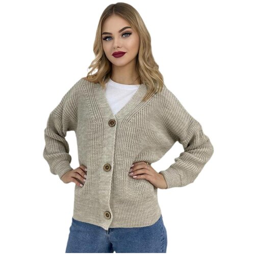 Кардиган женский/на пуговицах/вязаный