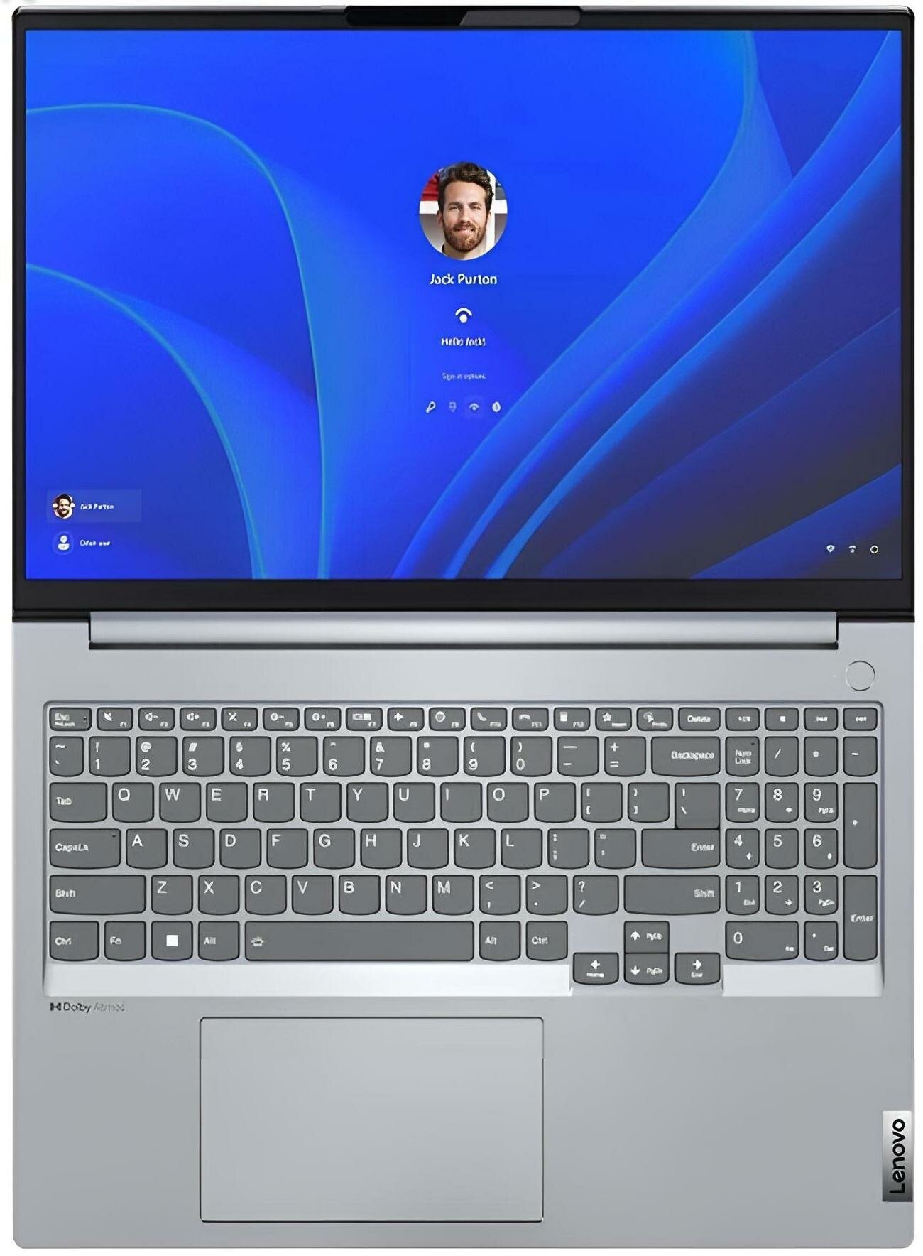 Ноутбук Lenovo ThinkBook 16 G4+ IAP, 16" (1920x1200) IPS/Intel Core i5-1235U/16ГБ LPDDR5/512ГБ SSD/Iris Xe Graphics/Windows 11 Pro, серый (21CY003KPB)
