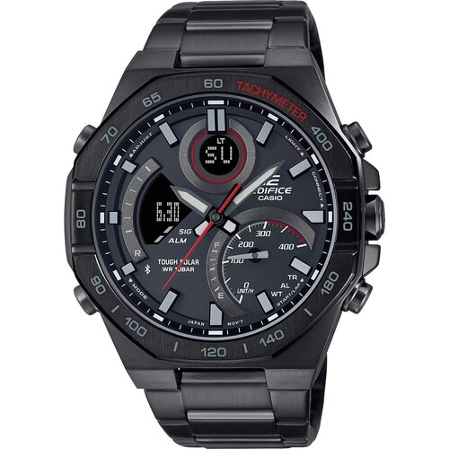 фото Наручные часы casio edifice ecb-950dc-1a, черный, серый