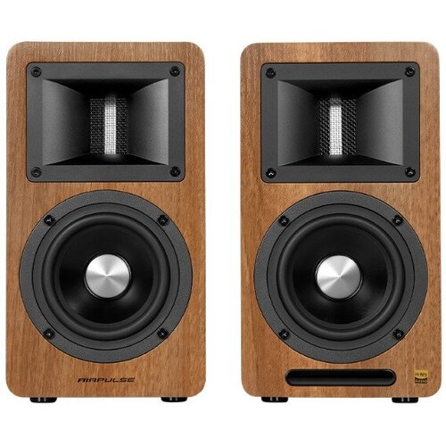 Активная акустика AirPulse A80 walnut полочная акустическая система klipsch the sixes walnut