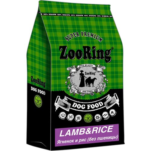 ZOORING ADULT DOG LAMB & RICE гипоаллергенный для взрослых собак средних и крупных пород с ягненком и рисом (10 + 10 кг)