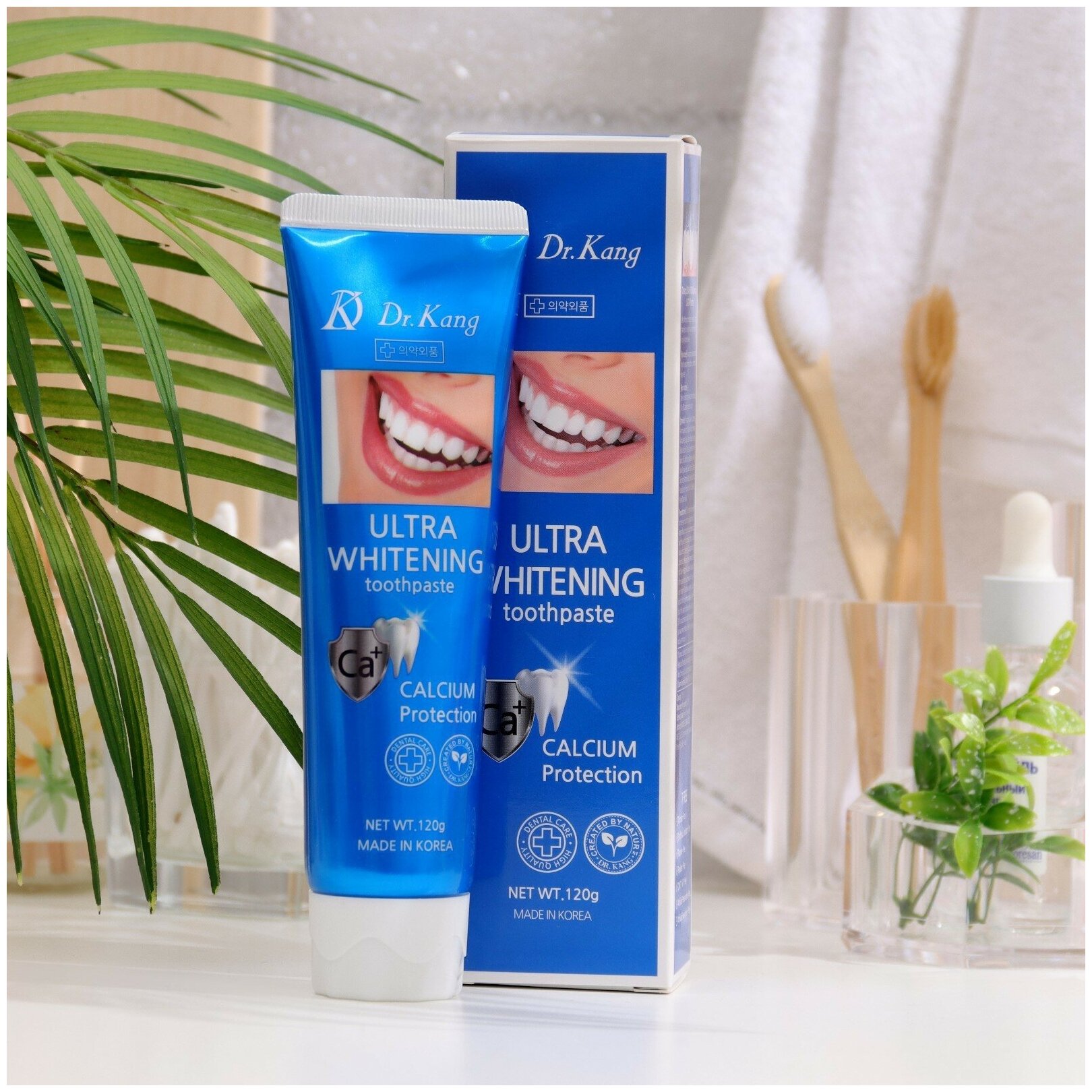 Зубная паста Ultra Whitening отбеливающая с кальцием, 120 г