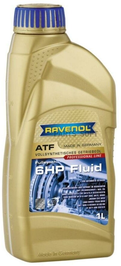 Масло трансмиссионное ravenol atf 6 hp fluid 1 л 4014835732711