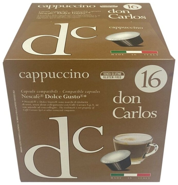 Кофе в капсулах Don Carlos Cappucino 16шт - фото №3