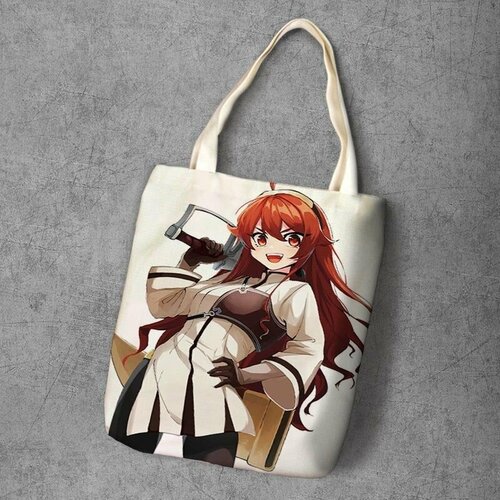 фото Сумка шоппер anime dakimakura, фактура рельефная, мультиколор