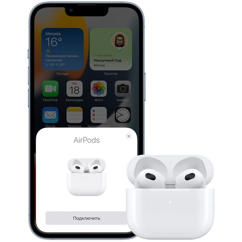 Беспроводные наушники Apple AirPods 3-е поколение MPNY3 1648900₽