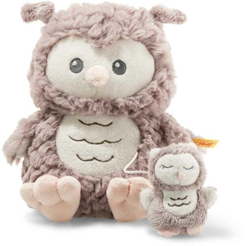 фото Мягкая игрушка steiff soft cuddly friends ollie owl music box (штайф музыкальная сова олли 21см)