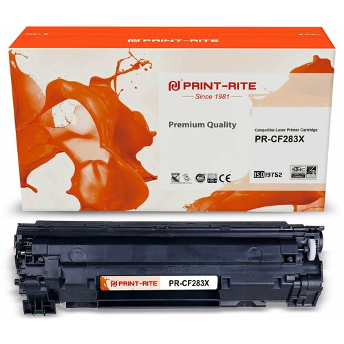 Print-Rite Картридж совместимый ПринтРайт Print-Rite PR-CF283X CF283X черный повышенной емкости (High Yield)