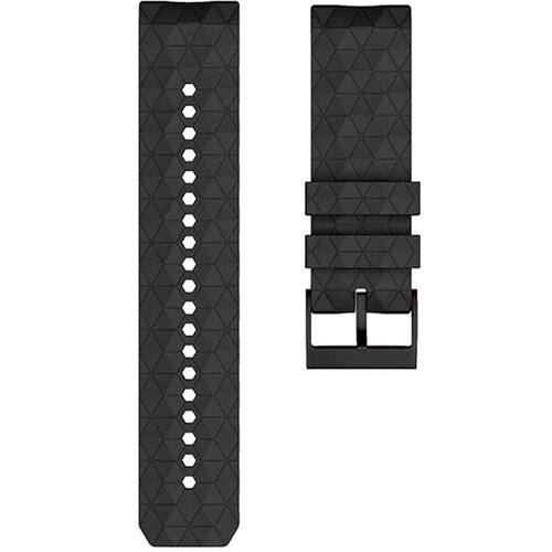 Ремешок 24 мм для Suunto 9 Baro, Suunto 7, Suunto Spartan Sport силиконовый быстросъемный Ranger (черный) зарядное usb устройство для suunto spartan smartwatch