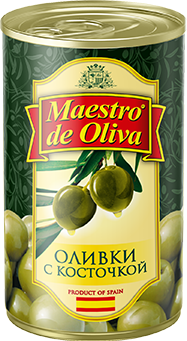 Оливки с косточкой Maestro De Oliva, 300г.