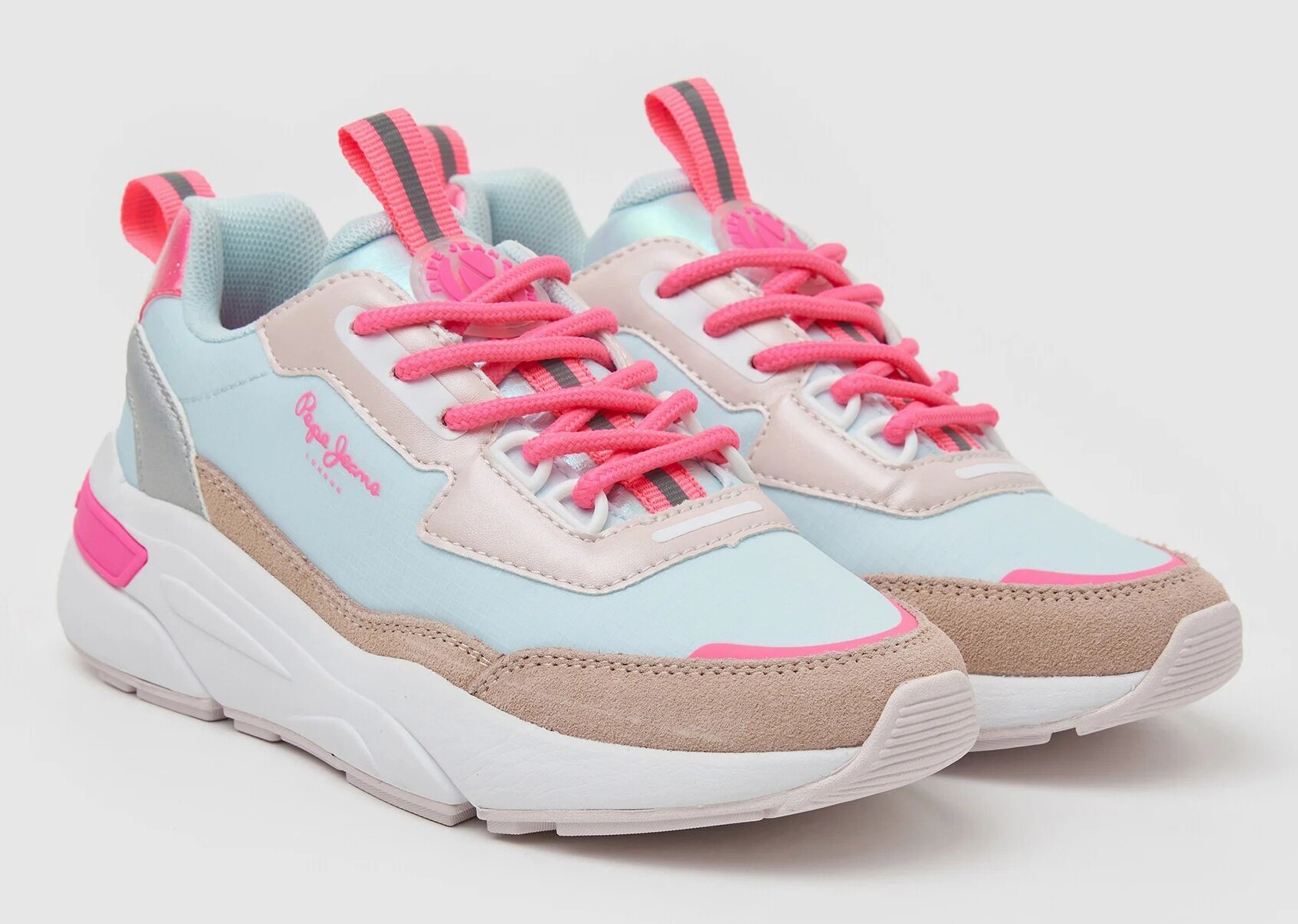 Кроссовки Pepe Jeans, размер 36, pearl blue — фото 1