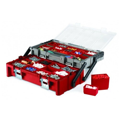 Ящик для инструментов Keter 22 Cantilever org. (17185073), 237004 plastic tool box no tool organizer tool box craft storage parts organizer professional caixa de ferramentas tool box bg50tb