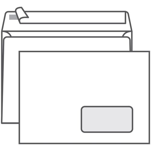конверт c5 ряжская печатная фабрика 162 229мм б подсказа б окна отр лента Конверт C5 Ряжская печатная фабрика 162*229мм б/подсказа с прав окном отр лента 1000 шт