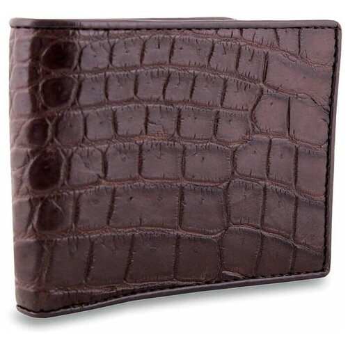 фото Тонкий мужской кошелек из крокодила экзотик кожа