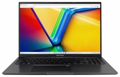 Ноутбук Asus VivoBook 16 X1605VA-MB915 90NB10N3-M014L0 Intel Core i5 13500H, 2.6 GHz - 4.7 GHz, 32768 Mb, 16" WUXGA 1920x1200, 512 Gb SSD, Intel Iris Xe Graphics, No OS, черный, 1.88 кг, 90NB10N3-M014L0