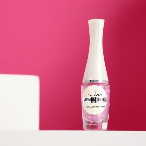 Лак для ногтей JEANMISHEL тон 136 розово-золотой искрящийся, 5,5 мл, 3 штуки