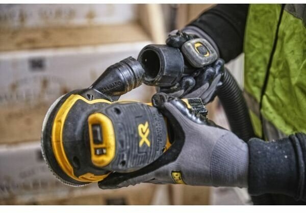 Аккумуляторная эксцентриковая орбитальная шлифмашина DEWALT DCW210NT, с кейсом TSTAK - фото №3