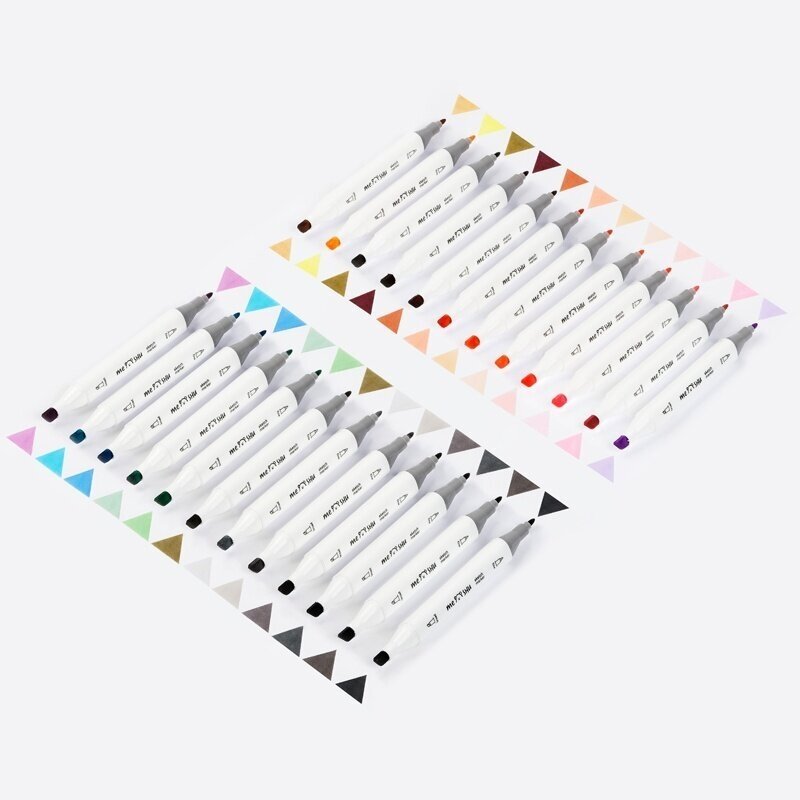 MESHU Набор маркеров Пастельный цвета, MS_38262, разноцветный - фотография № 6