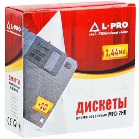 Дискеты 1,44" L-pro, по 10 шт, картон.