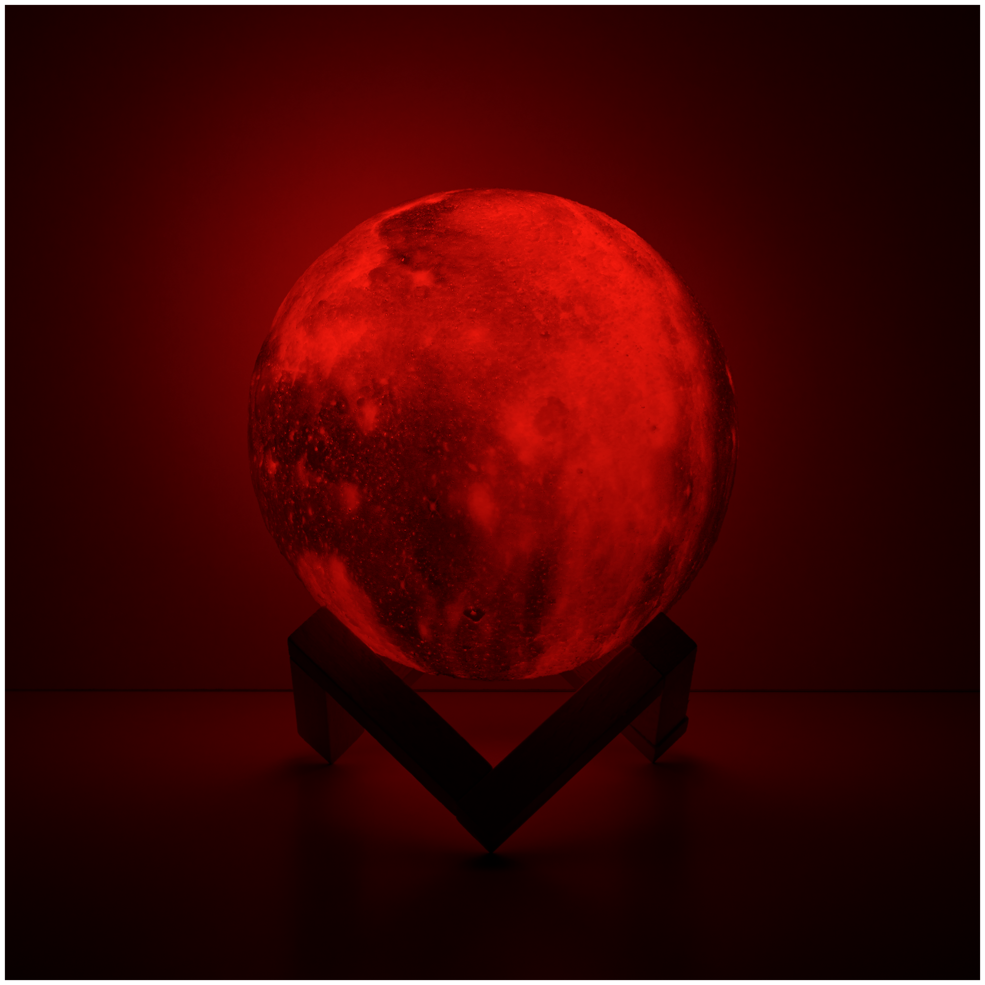 Ночник светодиодный Gauss Луна 3D, с пультом, регулируемый свет, 15 см - фотография № 6