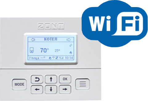 Панель управления выносная Zont МЛ-753 Wi-Fi ML00006132 - фотография № 1