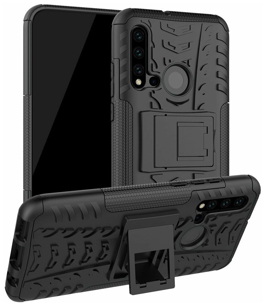 Чехол Hybrid Armor для Huawei P20 lite (2019) / nova 5i (черный)