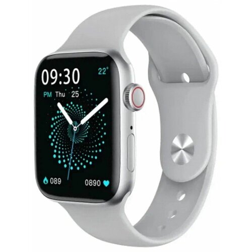 Умные Смарт-часы - Smart X8 Max, с силиконовым ремешком, цвет серебристый, 1 шт.