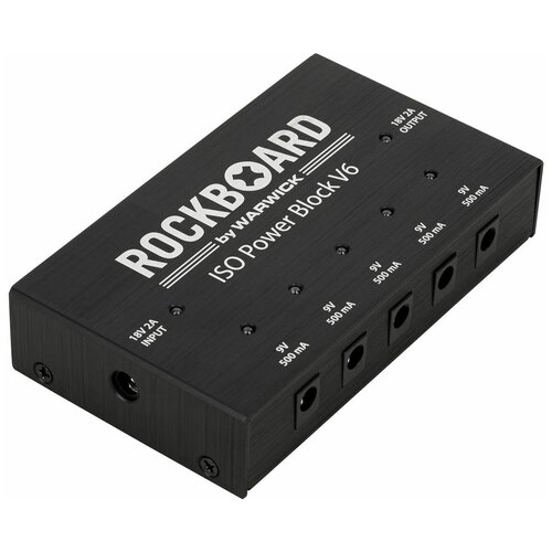 Блок питания для гитарных эффектов ROCKBOARD ISO Power Block V6 блок питания clefly на педаль для гитары универсальный источник питания на выходе 10 способов 9 в 12 в 18 в постоянного тока 1 канал 5 в usb