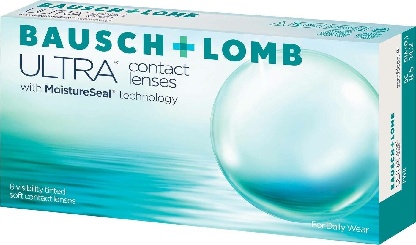 Контактные линзы Bausch & Lomb Ultra, 3 шт., R 8,5, D -2,75