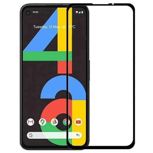 Защитное стекло 3D для Google Pixel 4a (черный)