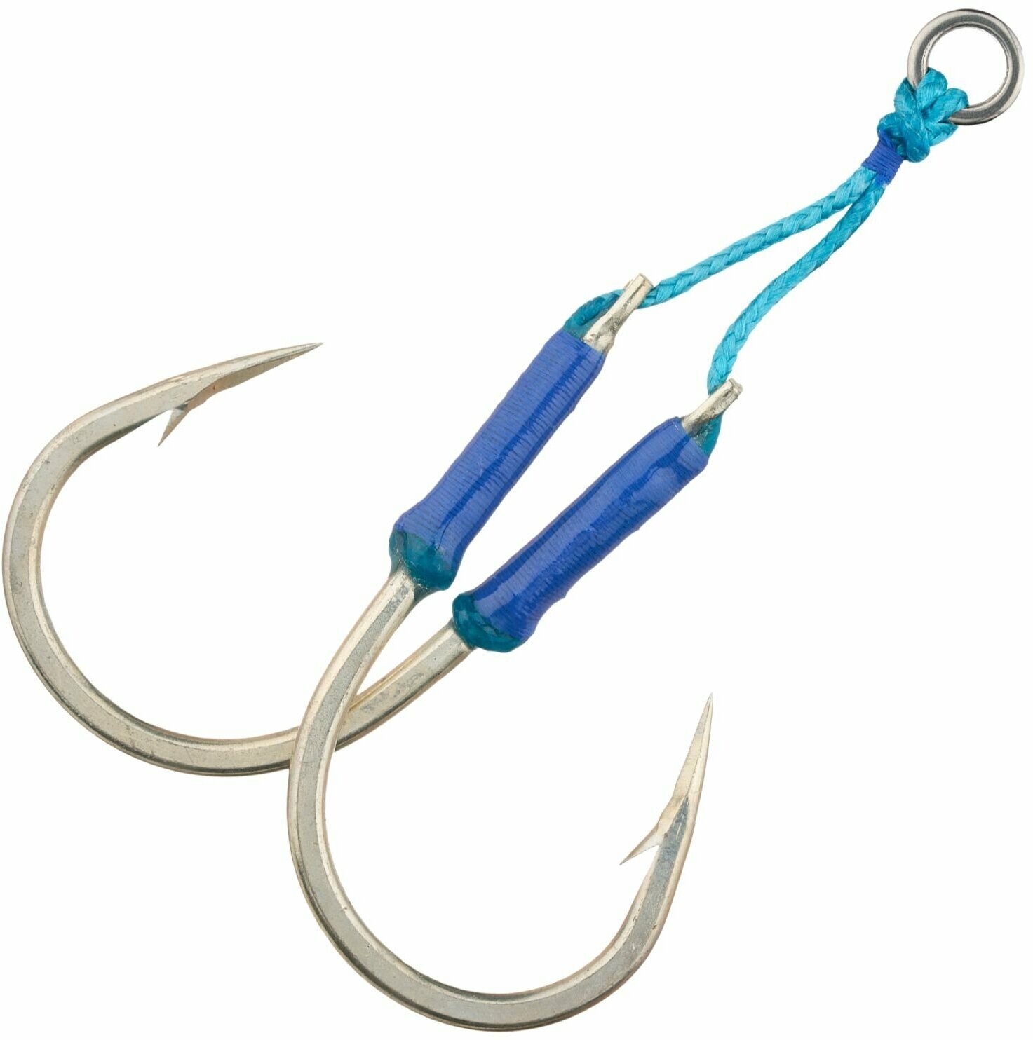 Крючок-ассист спарка Hearty Rise Keen Power Assist Hook SJA-50 2см #7/0 (2 пары), для морской рыбалки