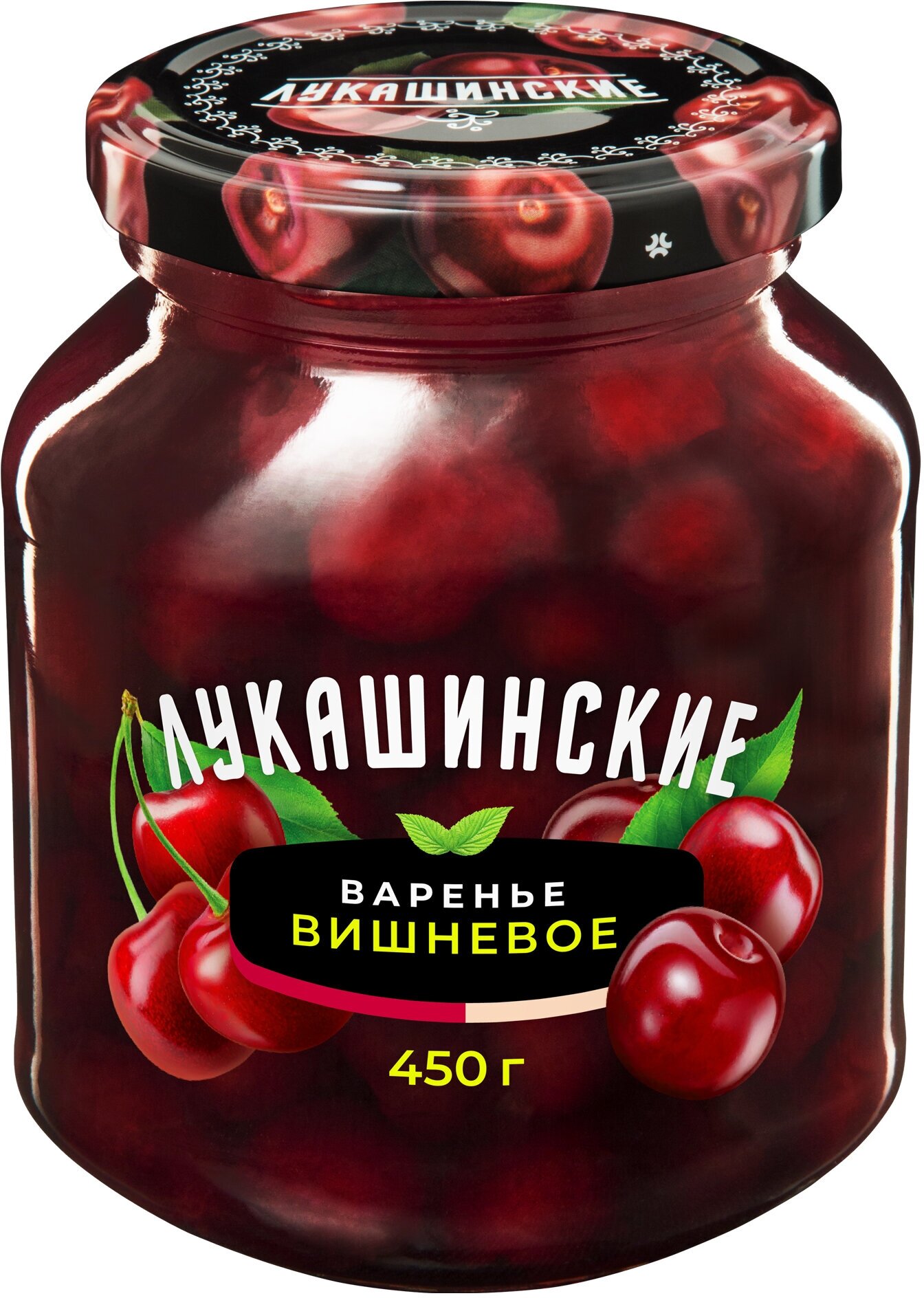 Варенье "Лукашинские" вишневое без косточки 0,450