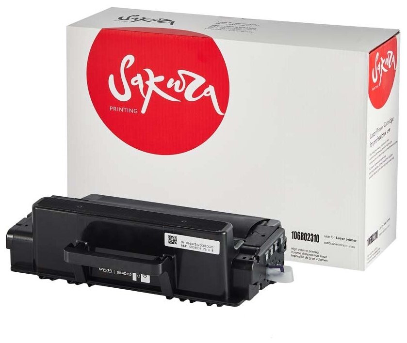 Картридж 106R02310 для Xerox WorkCentre 3315, 3315DN, 3325DNI, 3325DN 5000 стр. Sakura