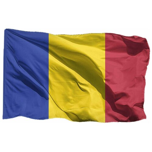 Флаг Румынии на сетке, 70х105 см - для уличного флагштока