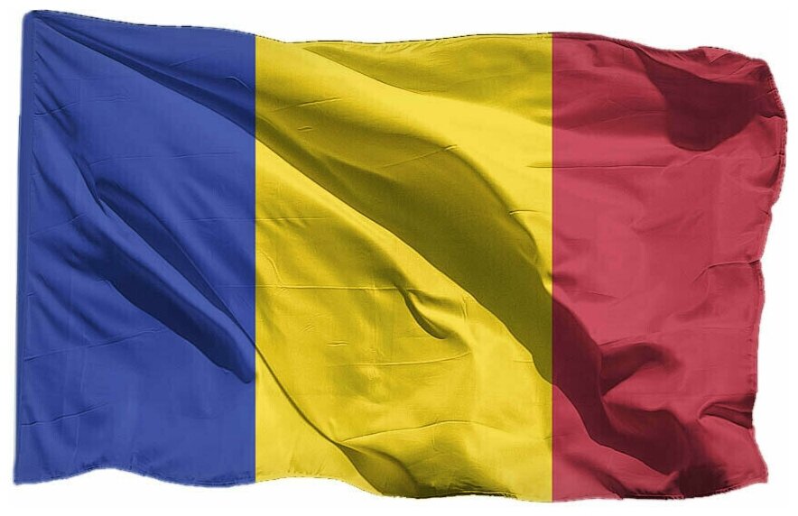 Термонаклейка флаг Румынии, 7 шт