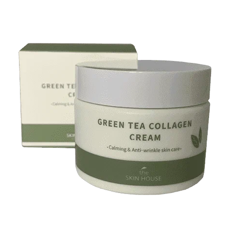 Крем увлажняющий с коллагеном и зеленым чаем THE SKIN HOUSE Green Tea Collagen Cream 50ml