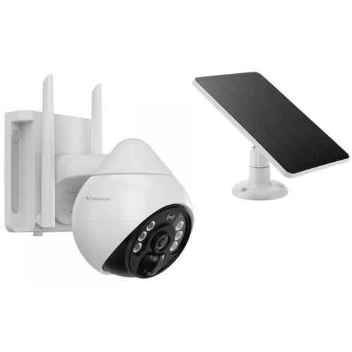 BG69-TZ VStarcam Уличная поворотная 4G видеокамера со встроенным аккумулятором и солнечной панелью 30 Mp 1190000₽