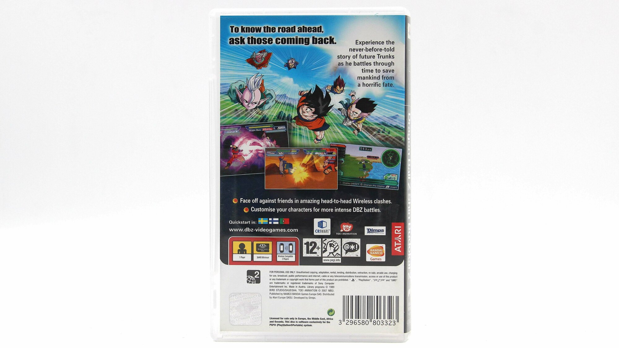 Dragon Ball Z Shin Budokai 2 (Essentials) Игра для PSP Bandai Namco - фото №10