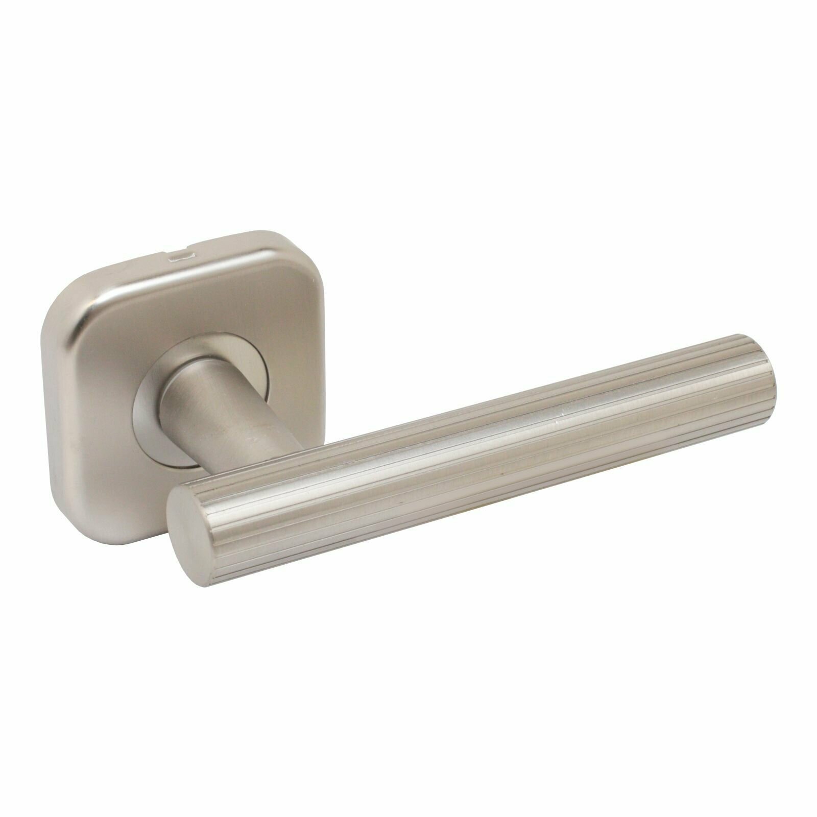 Ручка дверная для входной металлической сейф-двери булат РФ 04.08 форте, матовый никель - фотография № 1