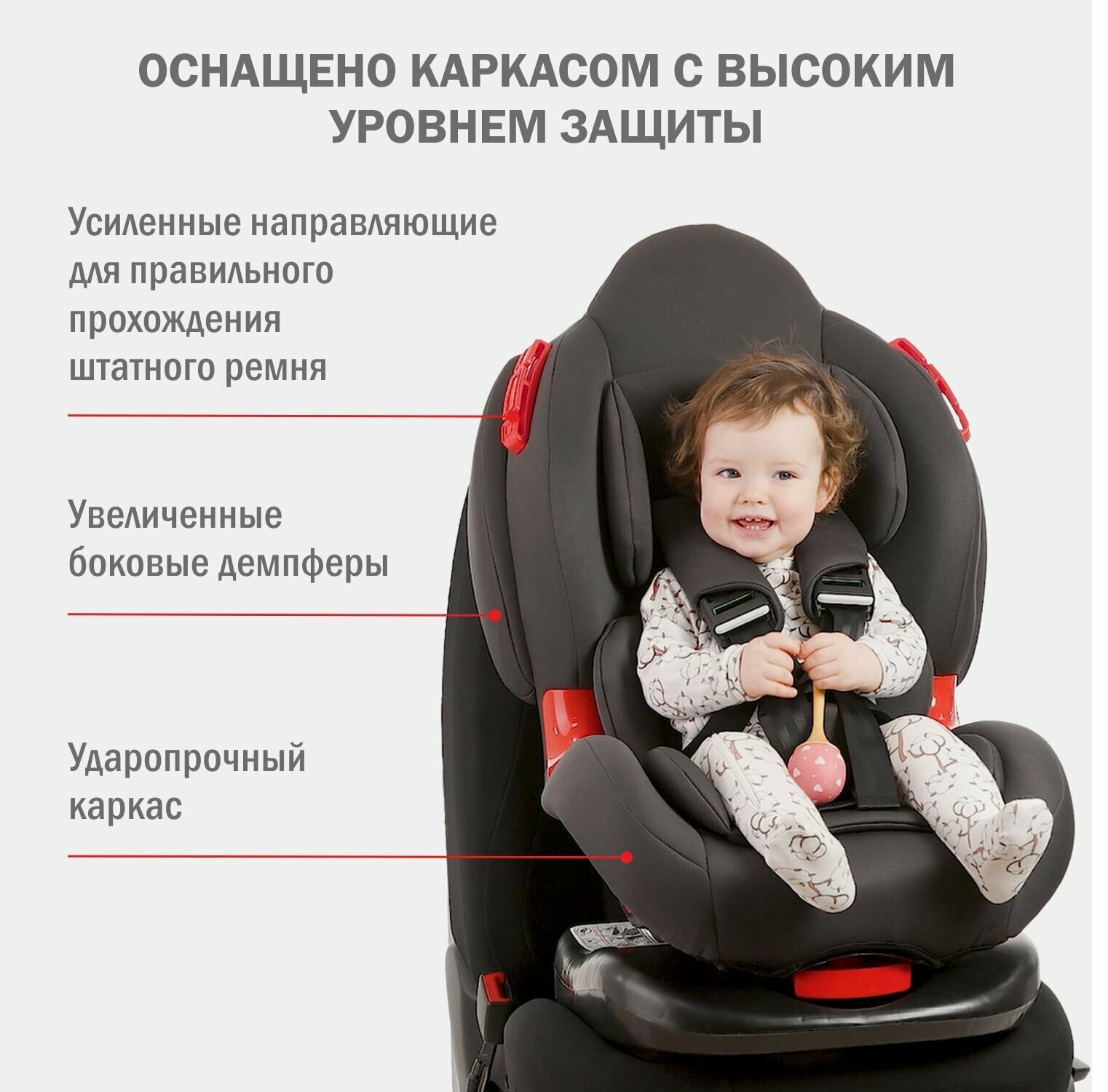 Автокресло группа 1/2 (9-25 кг) Siger Кокон-Isofix