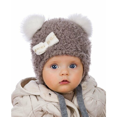 фото Шапка pupill, размер 46-48, мультиколор